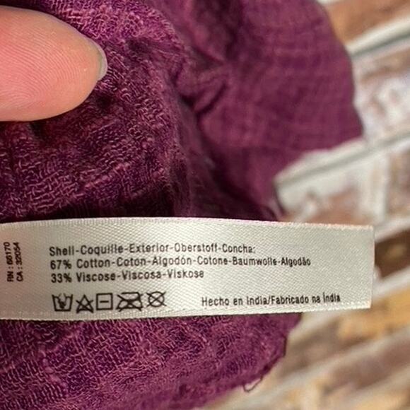 Free People Flowing Cotton Gauzy One Off The Shoulder Blouse - Picture 8 of 9